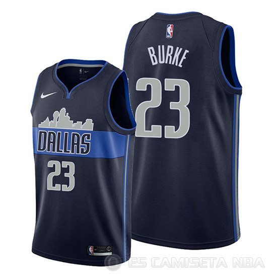 Camiseta Trey Burke #23 Dallas Mavericks Statement Azul - Haga un click en la imagen para cerrar